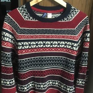 H&M Men’s Print Sweater Medium